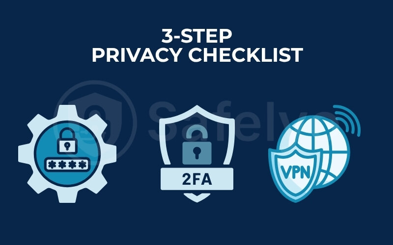 3-step privacy checklist