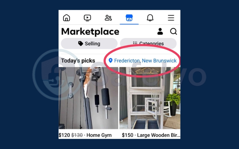 Change Marketplace location in the Facebook app 1 Change Marketplace location in the Facebook app 1