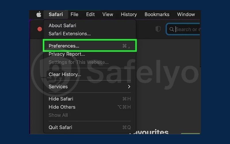 Choose Preferences