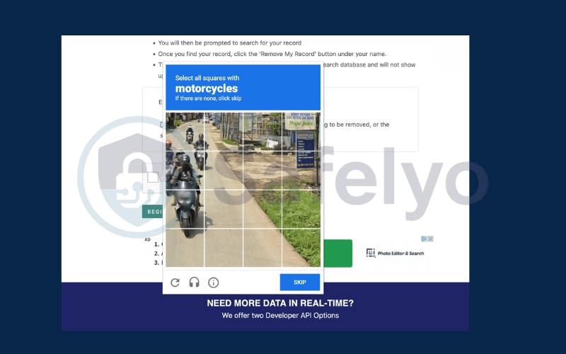 Complete the CAPTCHA