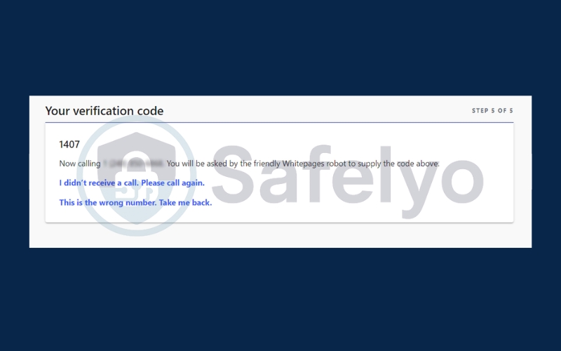 Enter the verification code