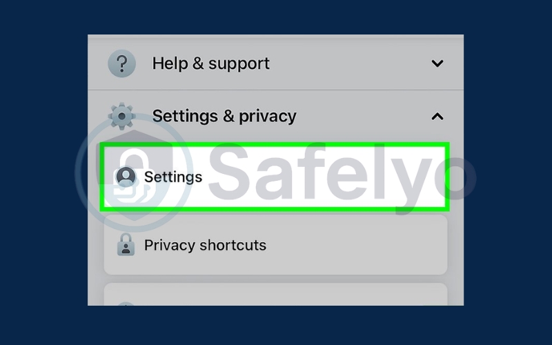 Go to Settings Go to Settings