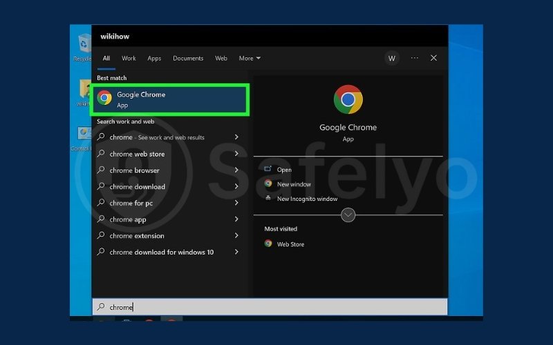 Open Google Chrome