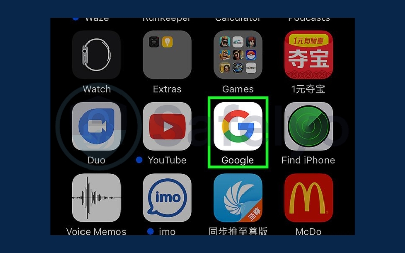 Open the Google app
