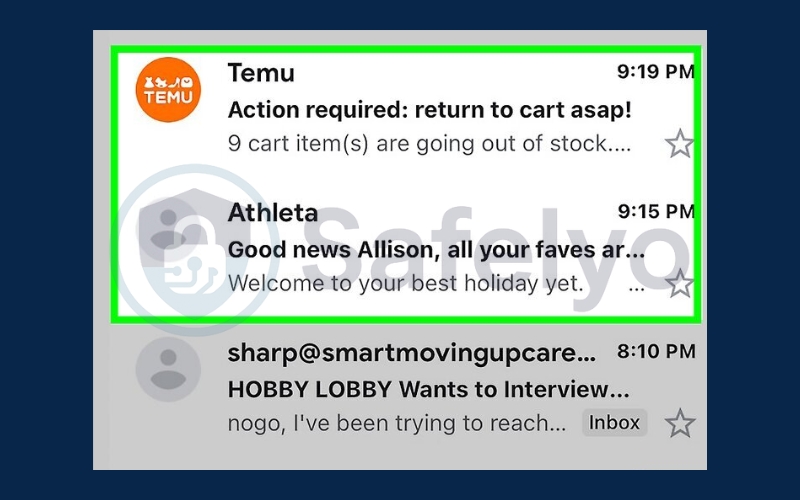 View archived mail