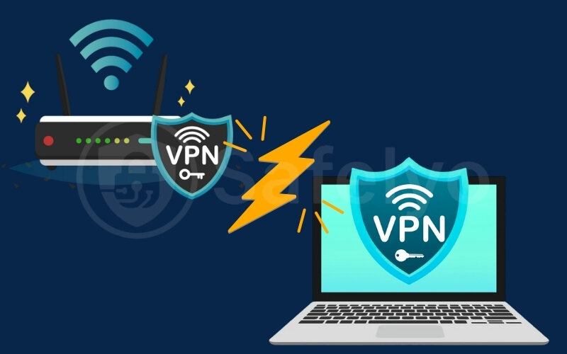 A "double VPN" conflict