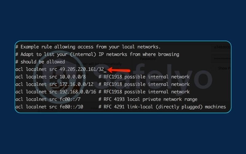 Allowing clients and securing the proxy Allowing clients and securing the proxy