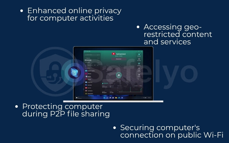 Benefits of using a VPN on your computer