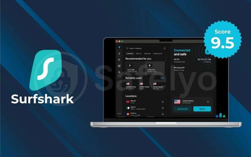 Best for simplicity and value: Surfshark