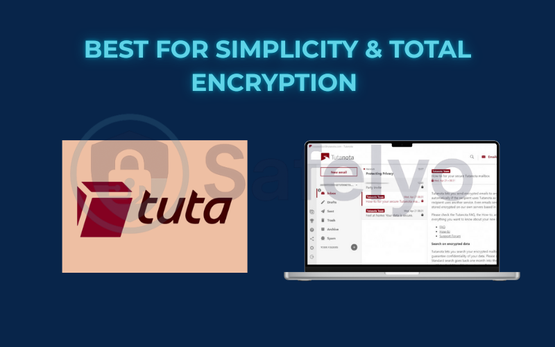 Best for simplicity & total encryption: Tuta (Tutanota) 
