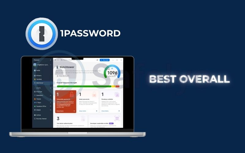 Best overall: 1Password
