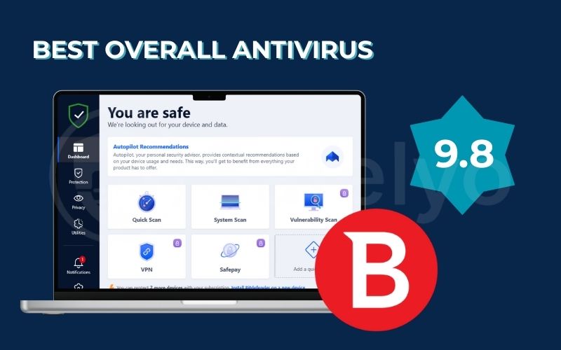 Best overall antivirus: Bitdefender