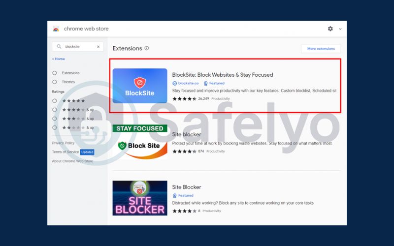How to block websites on Chrome using extensions for PC 1