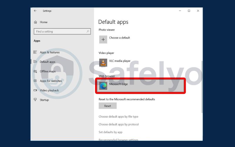 Change the default browser in Windows 10 4 Change the default browser in Windows 10 4