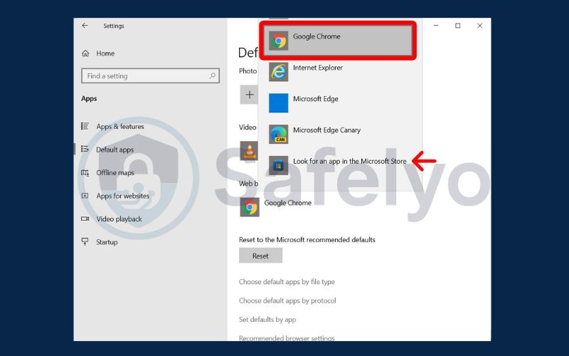 Change the default browser in Windows 10 5 Change the default browser in Windows 10 5