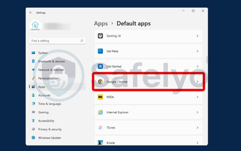 Change the default browser in Windows 11 4 Change the default browser in Windows 11 4