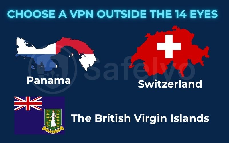 Choose a VPN outside the 14 Eyes