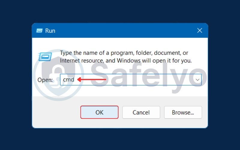 Open the Command Prompt