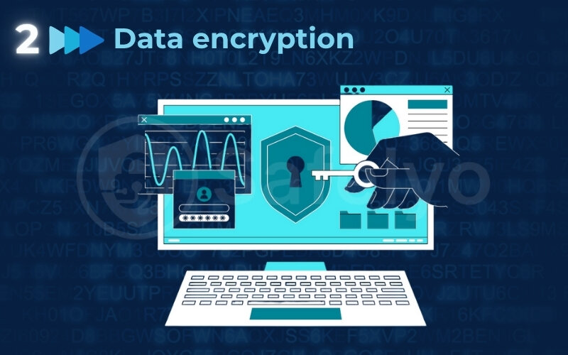 Data encryption is one of the VPN key components