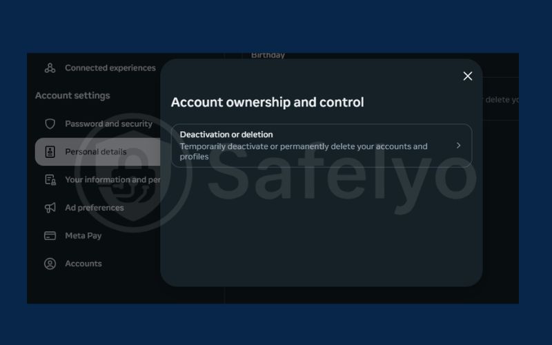 Delete Instagram account via web browser 4 Delete Instagram account via web browser 4