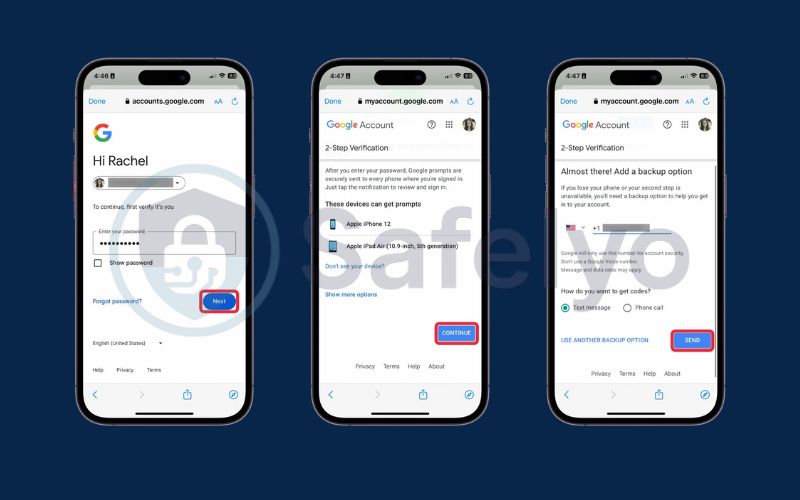 Enable two factor authentication in Gmail on mobile 3 Enable two factor authentication in Gmail on mobile 3
