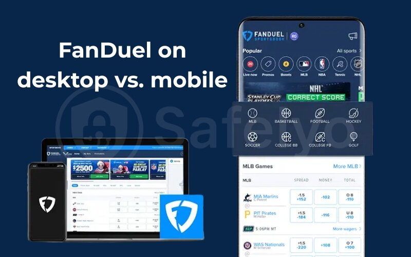 FanDuel on desktop vs. mobile