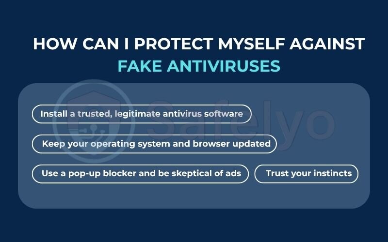 How can I protect myself against fake antiviruses