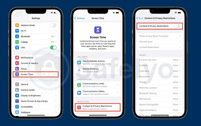 How to block a website on phone (iPhone / iPad)