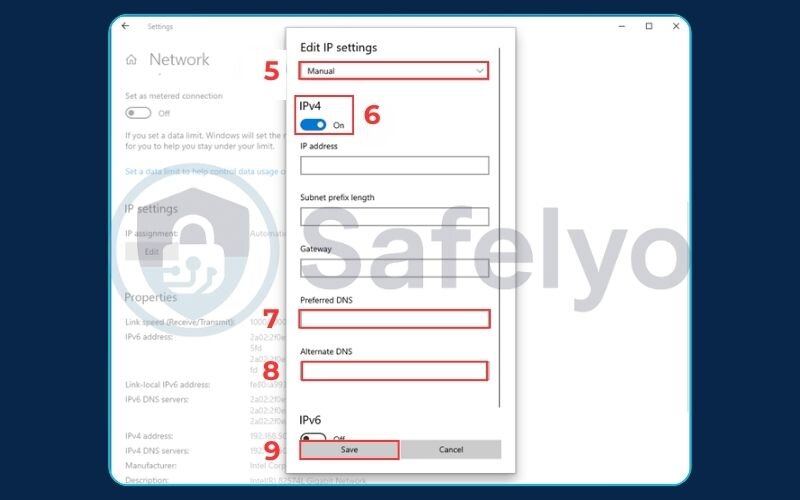 How to change DNS settings using the Settings app (4) How to change DNS settings using the Settings app (4)