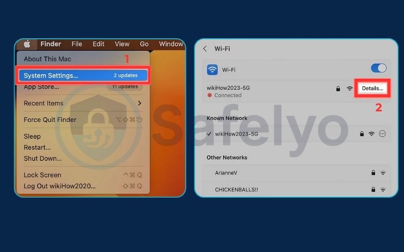 How to change your private IP address On macOS (1) How to change your private IP address On macOS (1)