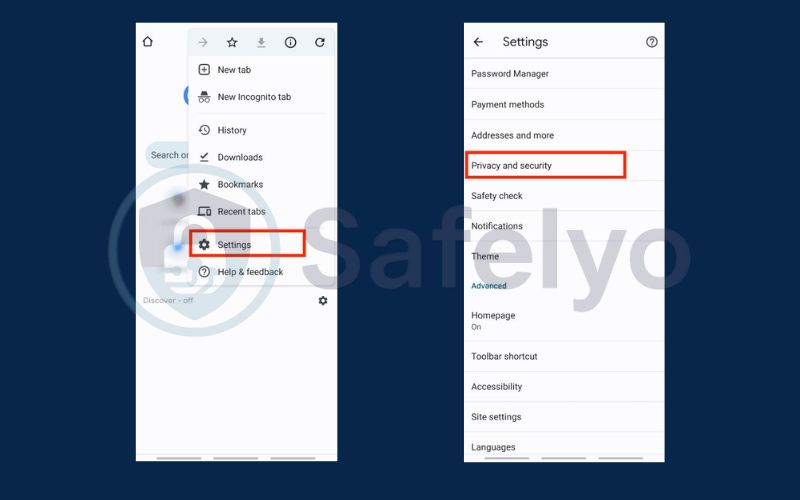How to clear cache on Chrome for Andoid 1 How to clear cache on Chrome for Andoid 1