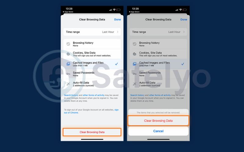 How to clear cache on Chrome for Iphone 2 How to clear cache on Chrome for Iphone 2