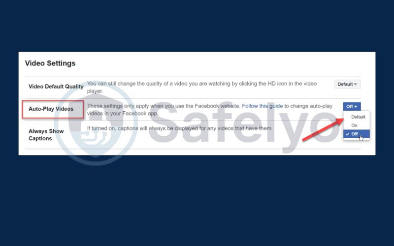 Disable autoplay videos on Facebook desktop 4 Disable autoplay videos on Facebook desktop 4