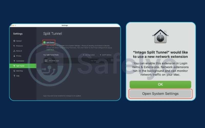 How to enable and configure split tunneling (1) How to enable and configure split tunneling (1)