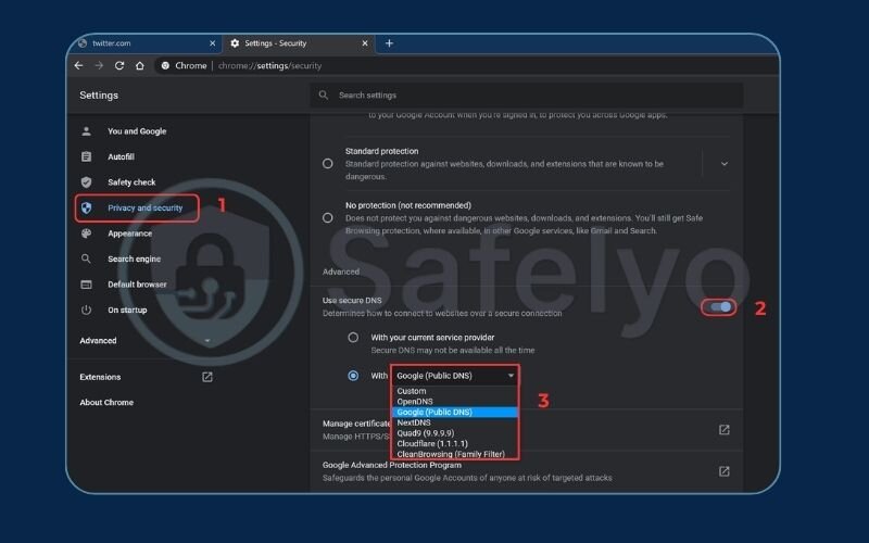 How to enable dns over https doh in your web browser