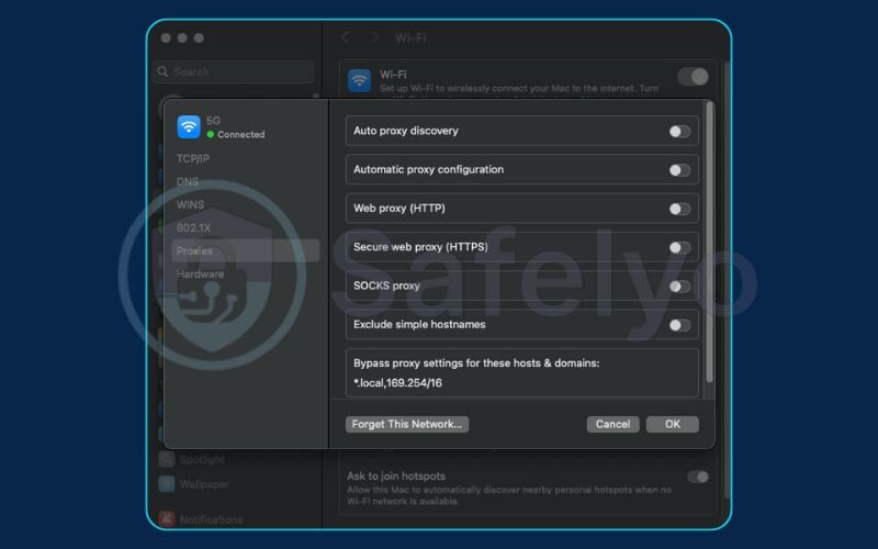 How to quickly disable the proxy on your Mac How to quickly disable the proxy on your Mac