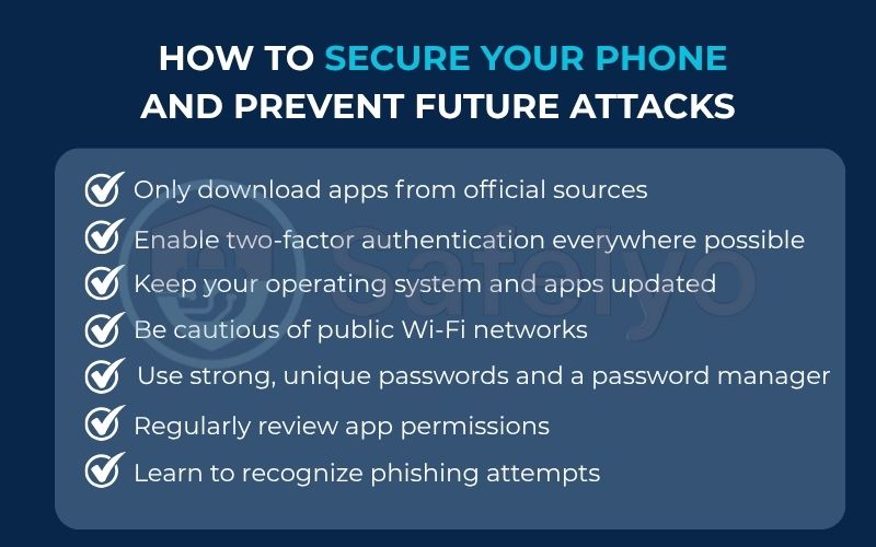 How to secure your phone and prevent future attacks How to secure your phone and prevent future attacks
