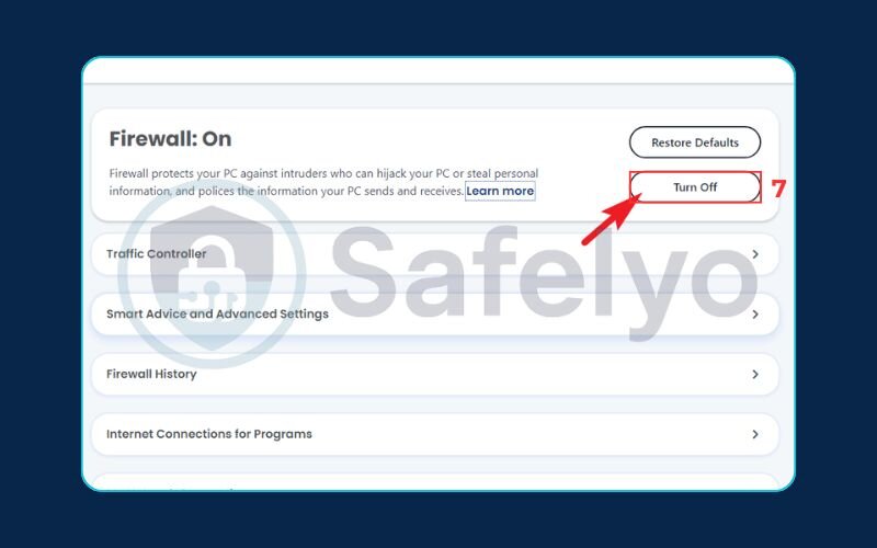 How to temporarily disable McAfee features on Windows 10 & 11 (5)
