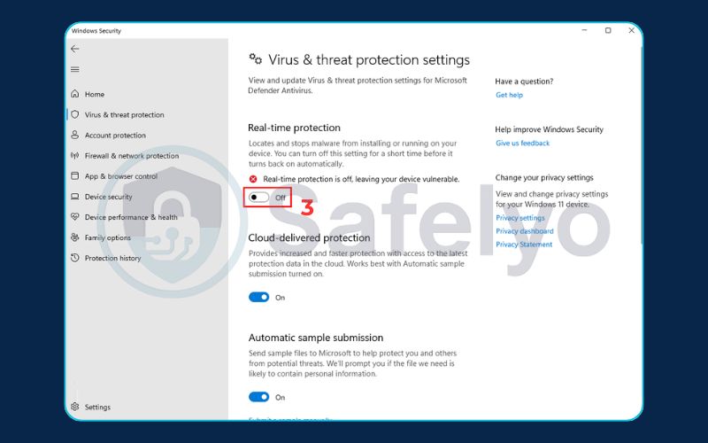 How to turn off Microsoft Defender in Windows 11 (3)