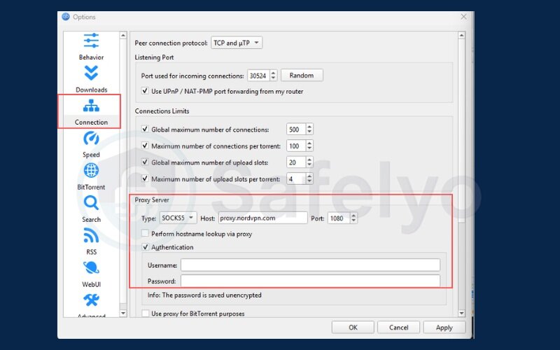 How to use SOCKS5 proxy with qBittorrent and a VPN