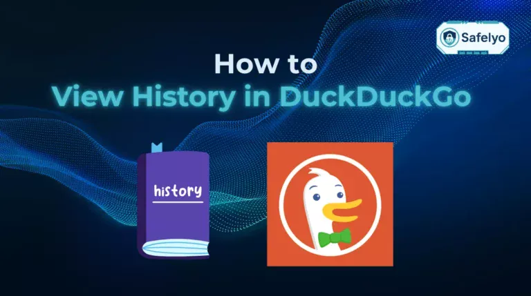 How to view history in DuckDuckGo