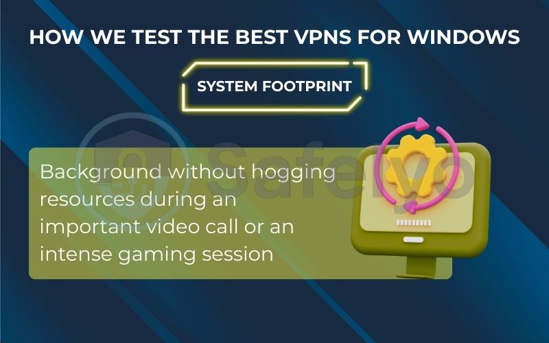 How we test the best VPNs for Windows through the System footprint How we test the best VPNs for Windows through the System footprint