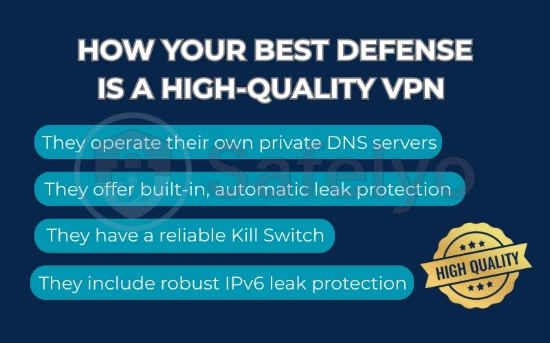 Your best defense is a high-quality VPN Your best defense is a high-quality VPN