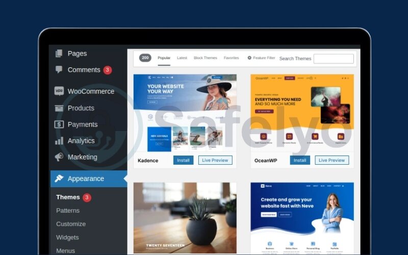 Install WordPress theme Install WordPress theme