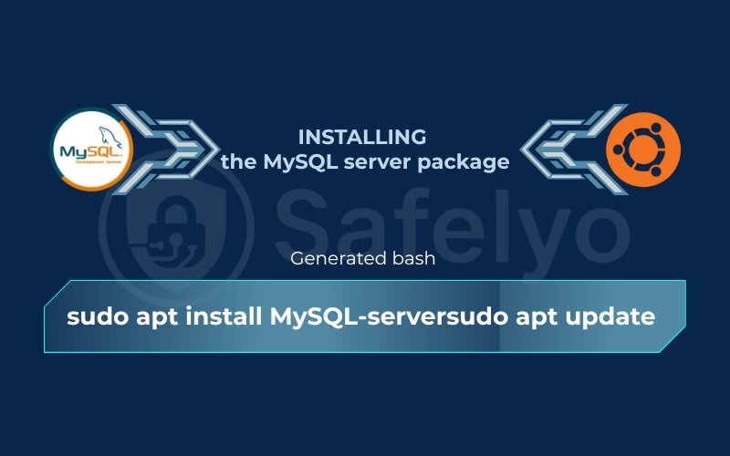 Installing the MySQL server package Installing the MySQL server package