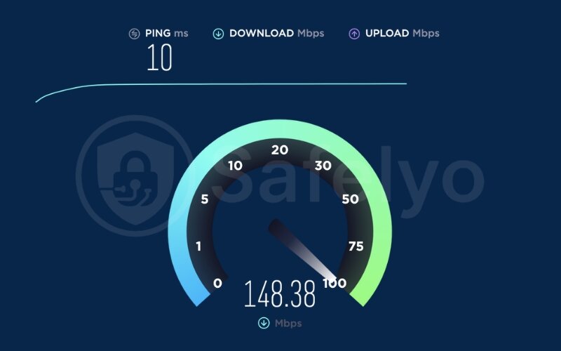 Test with the VPN connected