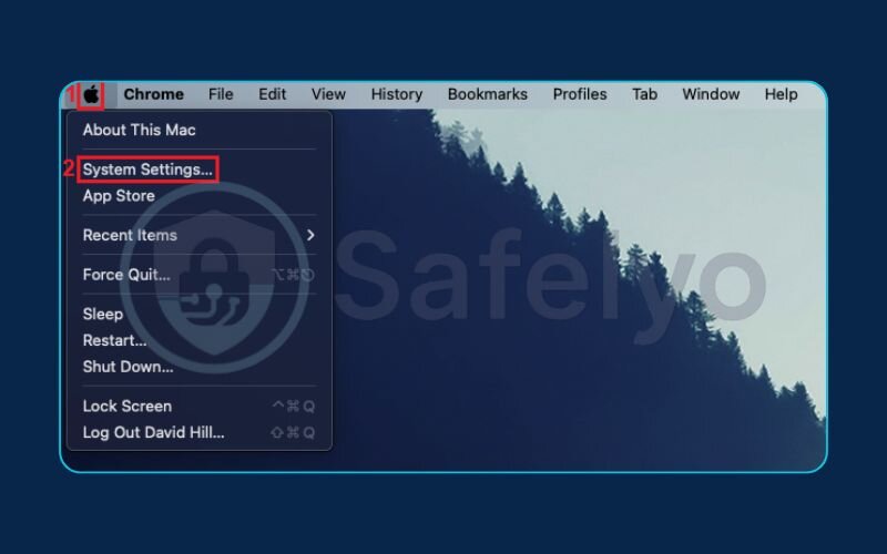 Locating proxy settings on MacOS (1) Locating proxy settings on MacOS (1)