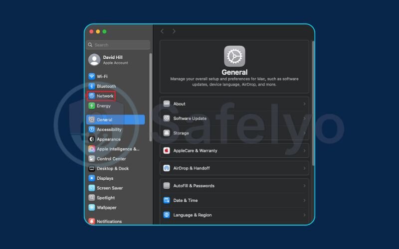 Locating proxy settings on MacOS (2) Locating proxy settings on MacOS (2)