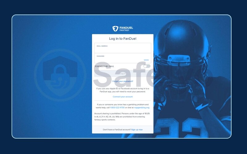Log in to FanDuel