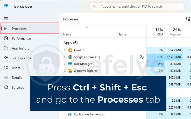 Open Task Manager